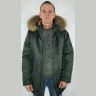 Corbona куртка аляска с мехом зимняя мужская №1029