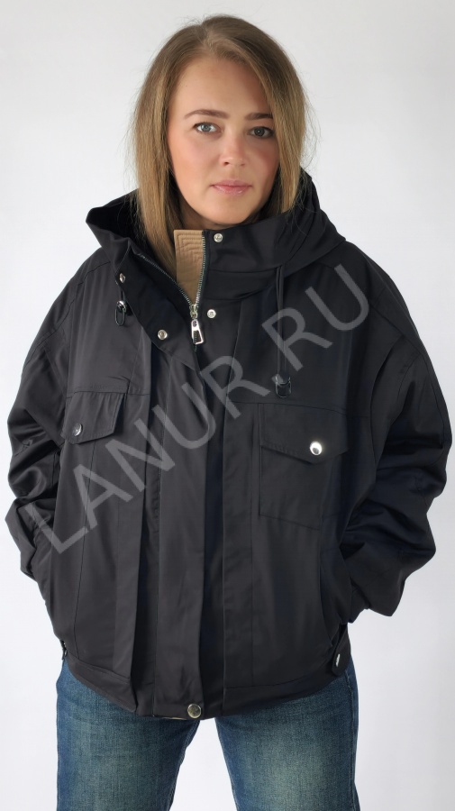 Женская демисезонная куртка-бомбер (весна/осень) KSA №4512