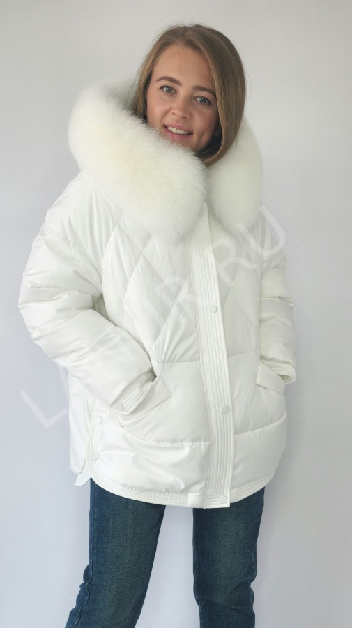 Женская куртка зимняя с мехом DOSUESPIRIT №4068
