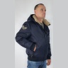 Corbona куртка пилот - бомбер на резинке мужская зимняя №1008