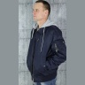 CORBONA куртка пилот - бомбер на резинке демисезонная (весна/осень) мужская №1530