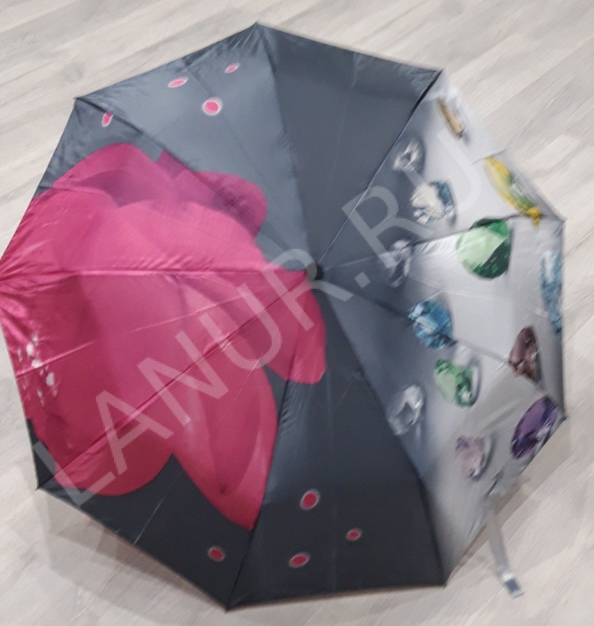 Женский зонтик Rain Brella - полуавтомат №3083