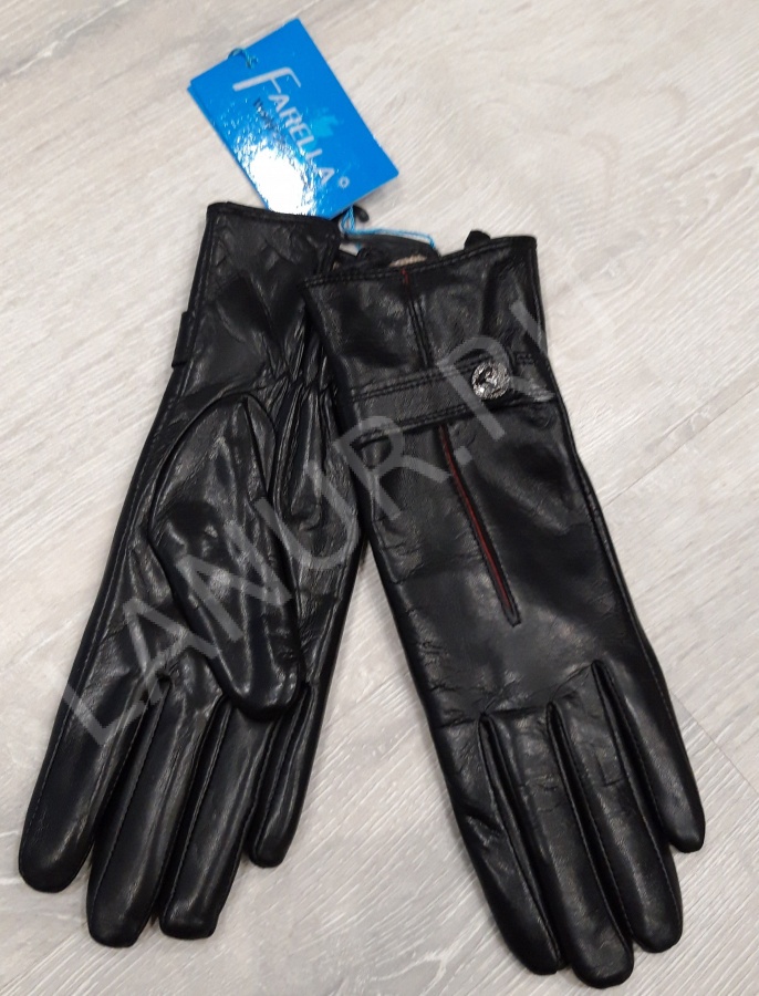 Женские кожаные перчатки Farella №2002