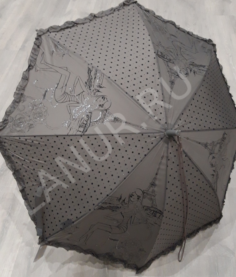 Зонтик детский для девочек трость №3183